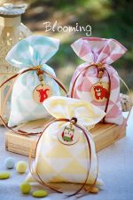 Μπομπονιερα βαπτισης πουγκι ζωακια - Image 3