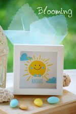 Μπομπονιερα καδρακι κουμπαρας ηλιος - Image 2