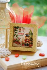 Χριστουγεννιατικες μπομπονιερες καδρακι