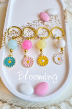 Μαρτυρικα βαπτισης μπρελοκ λουλουδια