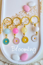 Μαρτυρικα βαπτισης μπρελοκ λουλουδια - Image 2