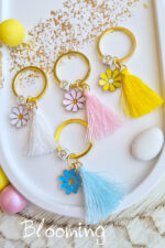 Μαρτυρικα βαπτισης μπρελοκ λουλουδια - Image 2