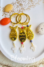 Μαρτυρικα βαπτισης μπρελοκ ναυτικο ψαρακι - Image 2